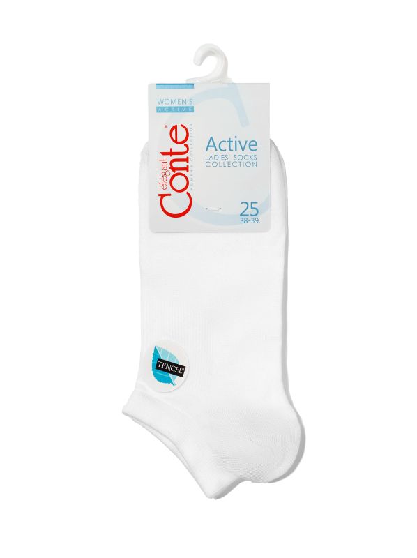 Жіночі шкарпетки віскозні ACTIVE (ультракороткі, tencel) 15С-77СП, р.25, 079 чорний