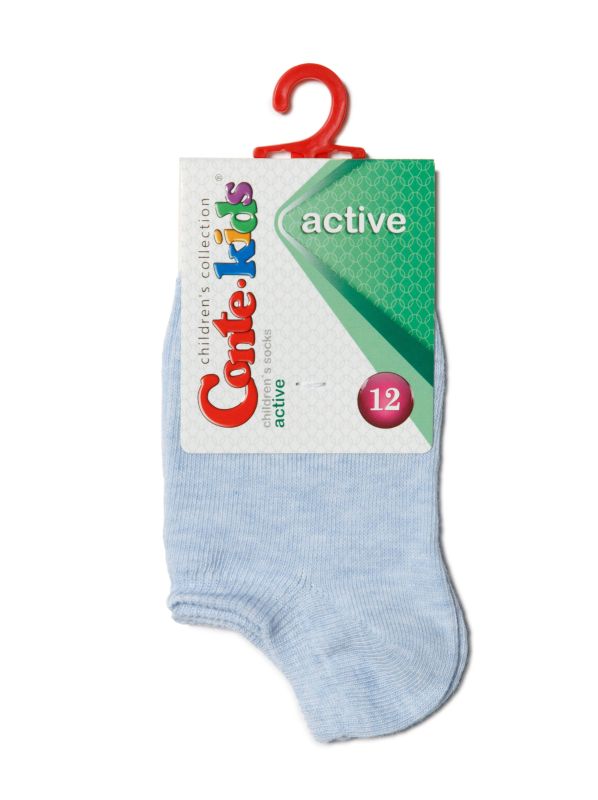 Шкарпетки дитячі ACTIVE (ультракороткі) 17С-63СП, р.24, 000 чорний